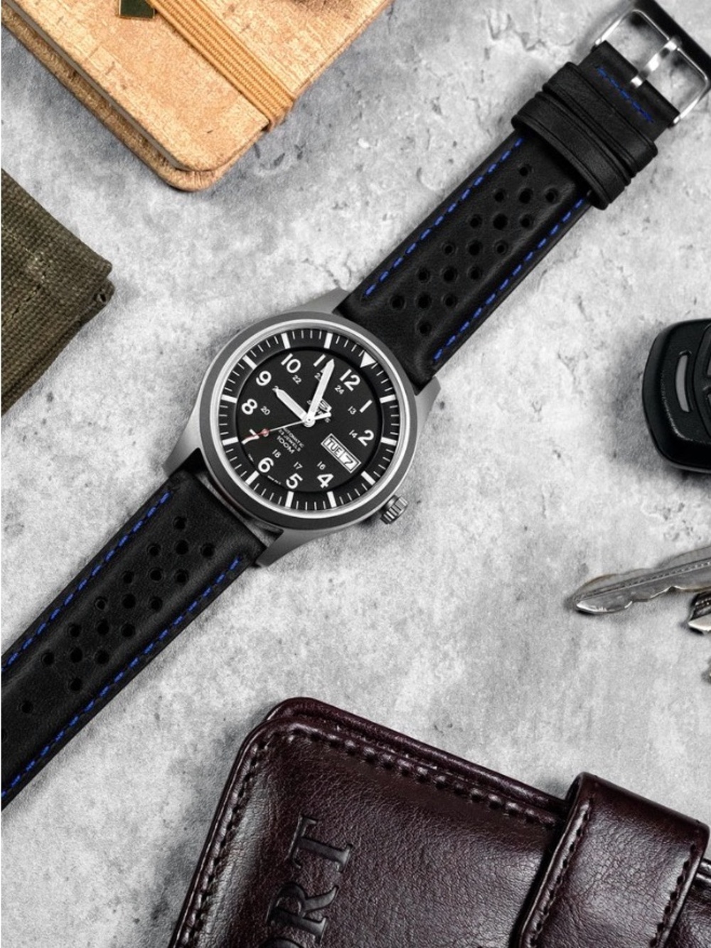 Authentic Horween Leather Racing Strap